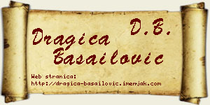 Dragica Basailović vizit kartica
